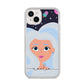 Ethereal Space Goddess with Name iPhone 14 Plus Clear Tough Case Starlight