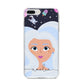 Ethereal Space Goddess with Name iPhone 8 Plus Bumper Case on Silver iPhone