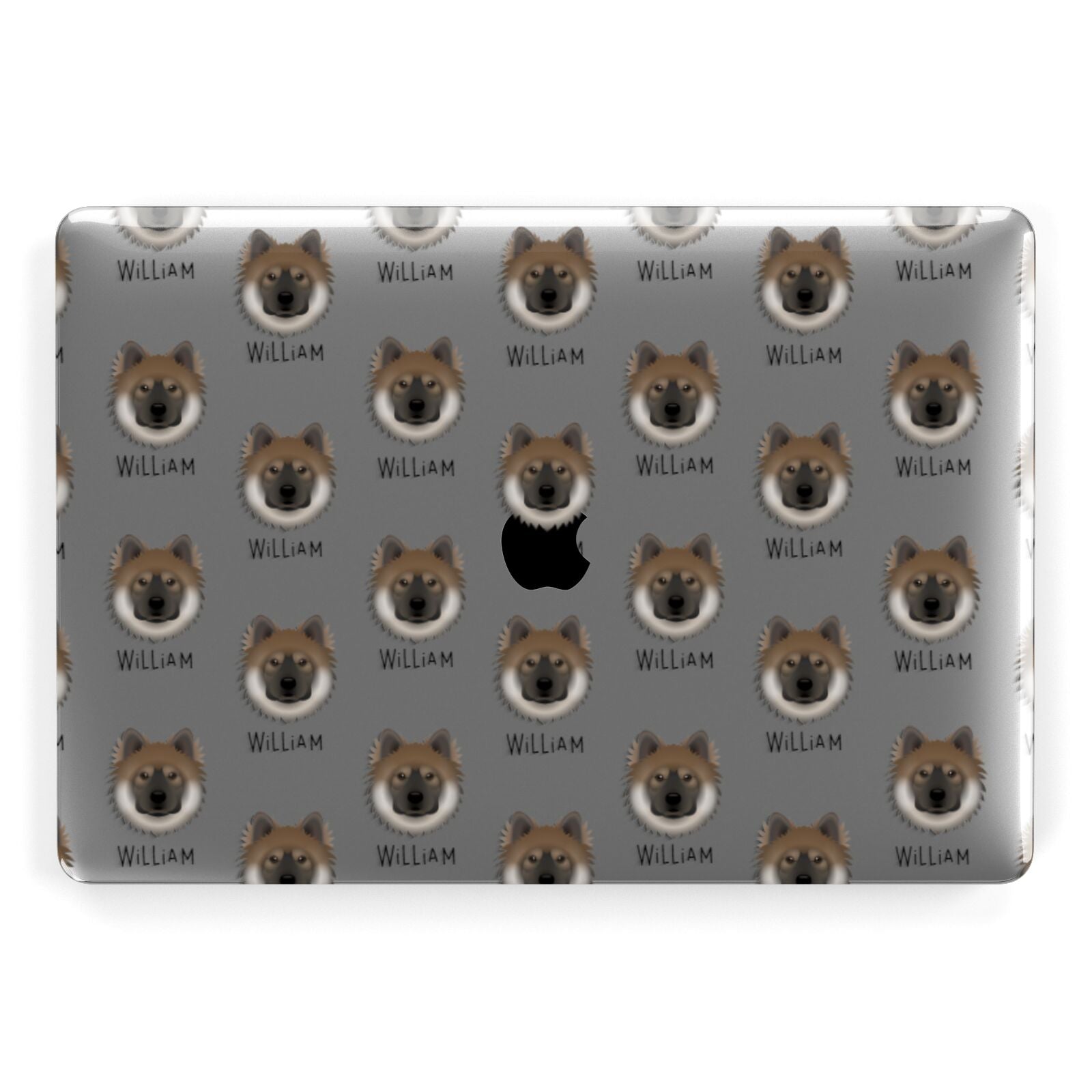 Eurasier Icon with Name Apple MacBook Case