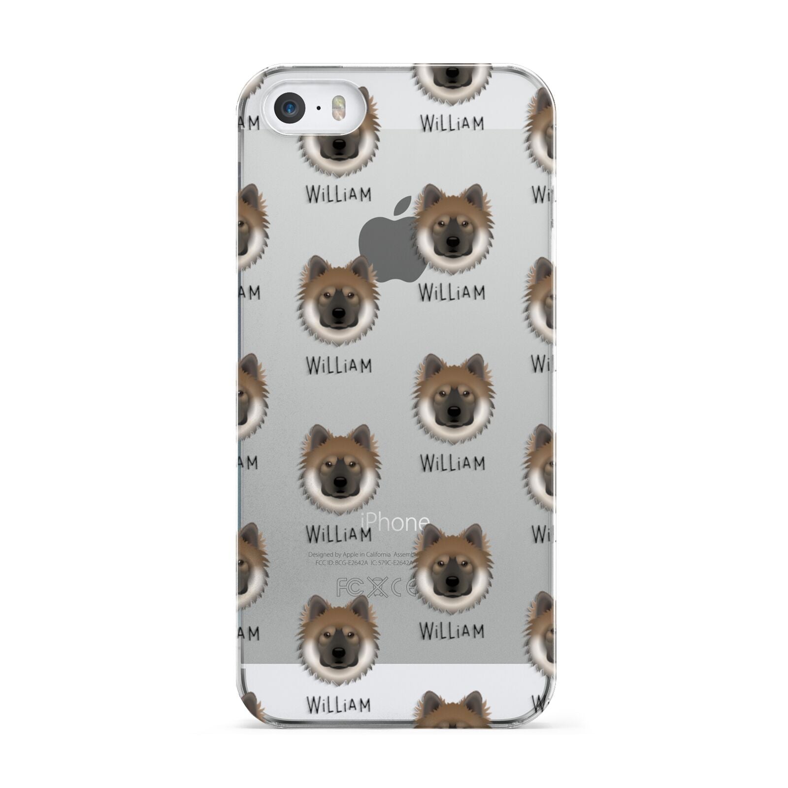 Eurasier Icon with Name Apple iPhone 5 Case