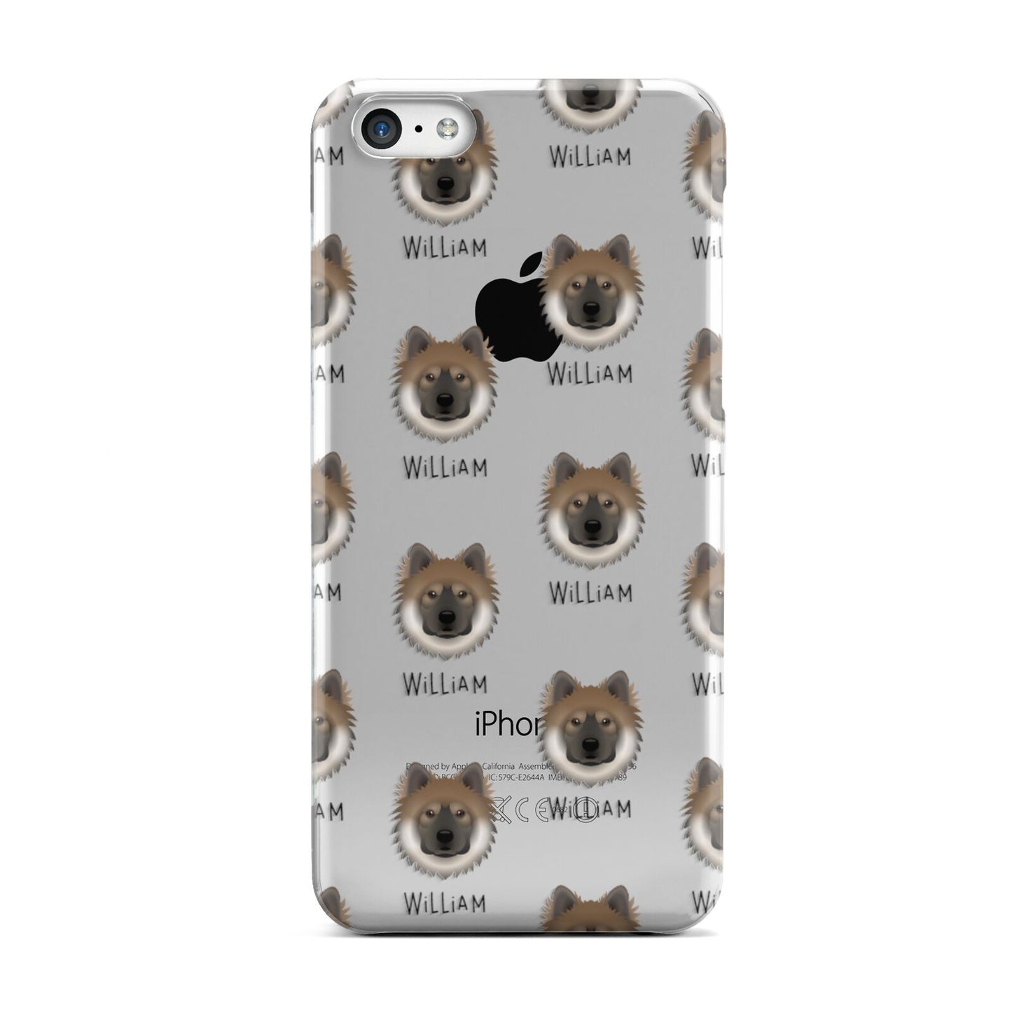 Eurasier Icon with Name Apple iPhone 5c Case