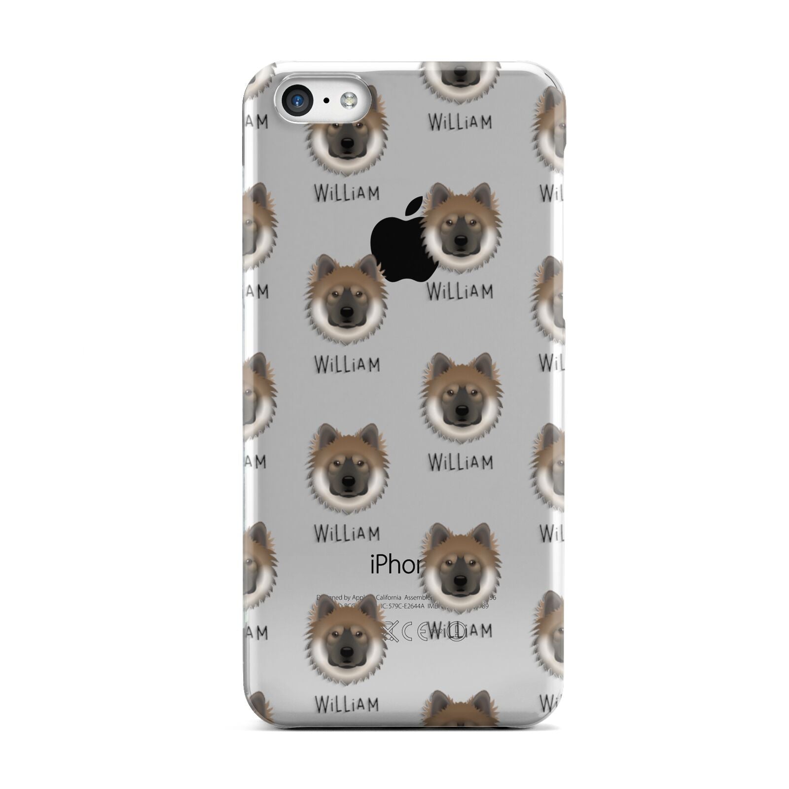 Eurasier Icon with Name Apple iPhone 5c Case