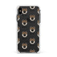 Eurasier Icon with Name Apple iPhone Xs Max Impact Case White Edge on Black Phone
