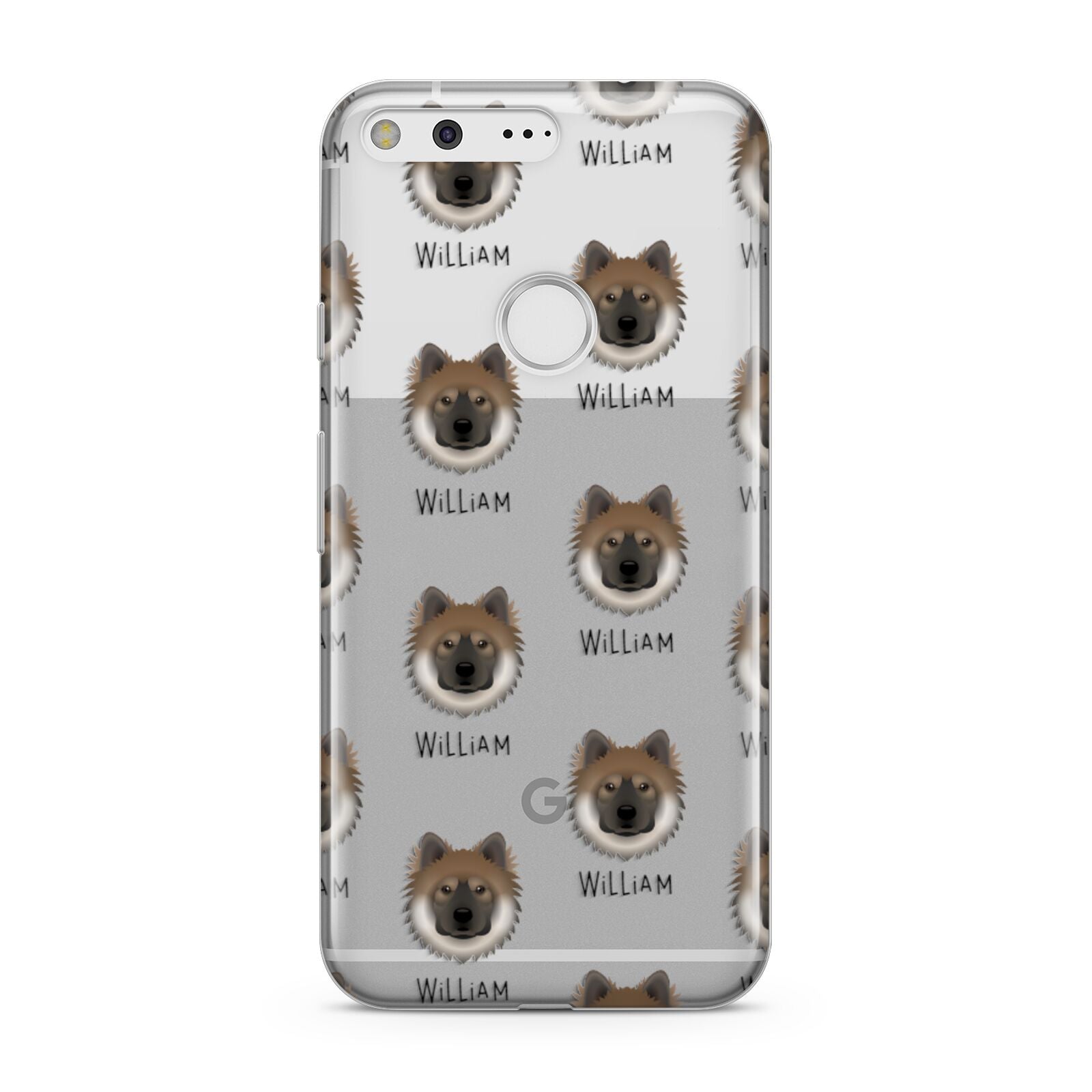 Eurasier Icon with Name Google Pixel Case