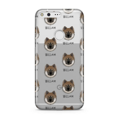 Eurasier Icon with Name Google Pixel Case