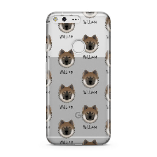 Eurasier Icon with Name Google Pixel Case