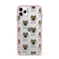 Eurasier Icon with Name iPhone 11 Pro Max Impact Pink Edge Case
