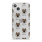 Eurasier Icon with Name iPhone 13 Clear Bumper Case