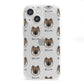 Eurasier Icon with Name iPhone 13 Mini Clear Bumper Case