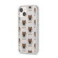 Eurasier Icon with Name iPhone 14 Glitter Tough Case Starlight Angled Image