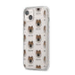 Eurasier Icon with Name iPhone 14 Plus Clear Tough Case Starlight Angled Image