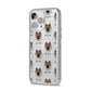 Eurasier Icon with Name iPhone 14 Pro Max Glitter Tough Case Silver Angled Image