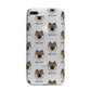 Eurasier Icon with Name iPhone 7 Plus Bumper Case on Silver iPhone