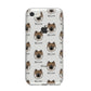Eurasier Icon with Name iPhone 8 Bumper Case on Silver iPhone
