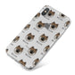 Eurasier Icon with Name iPhone X Bumper Case on Silver iPhone