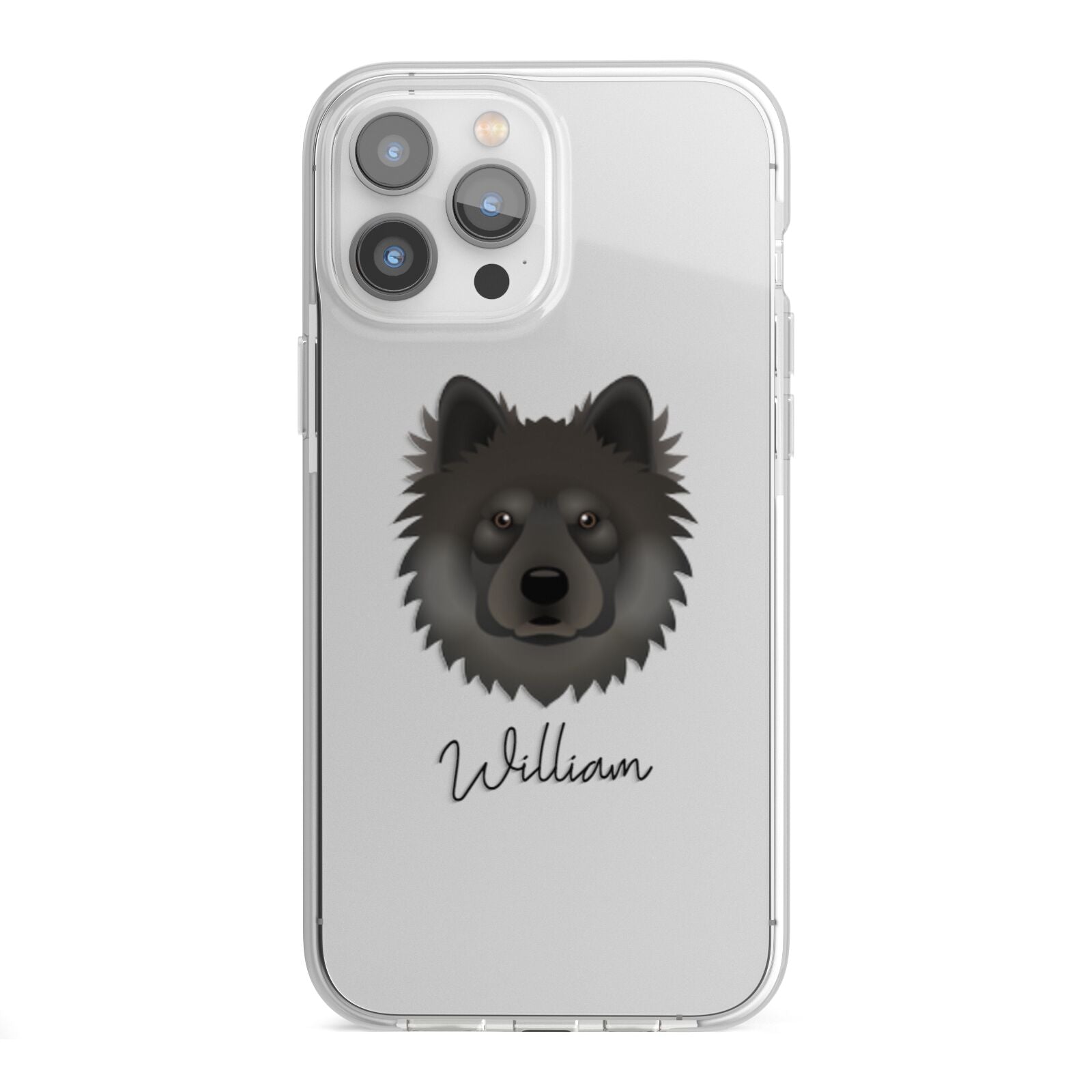 Eurasier Personalised iPhone 13 Pro Max TPU Impact Case with White Edges