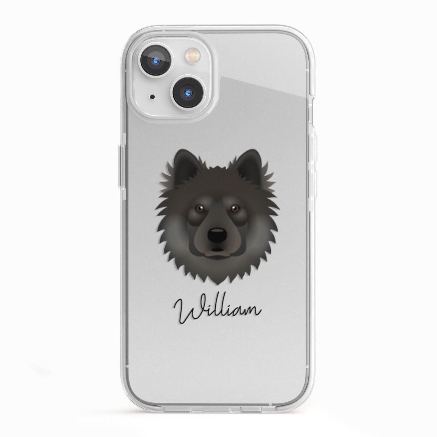 Eurasier Personalised iPhone 13 TPU Impact Case with White Edges