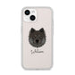 Eurasier Personalised iPhone 14 Clear Tough Case Starlight