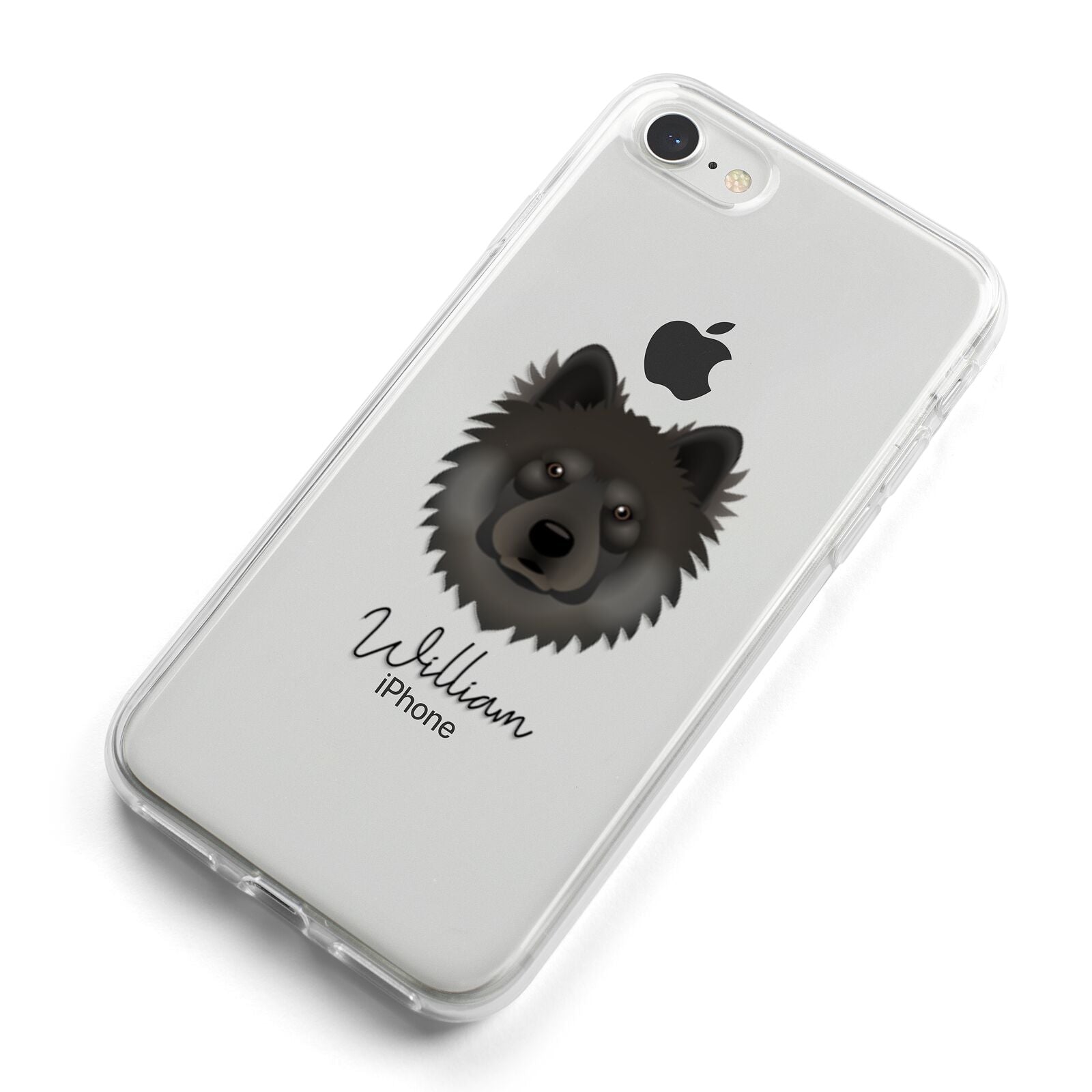 Eurasier Personalised iPhone 8 Bumper Case on Silver iPhone Alternative Image
