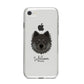 Eurasier Personalised iPhone 8 Bumper Case on Silver iPhone
