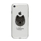 Eurasier Personalised iPhone 8 Bumper Case on Silver iPhone