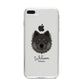 Eurasier Personalised iPhone 8 Plus Bumper Case on Silver iPhone