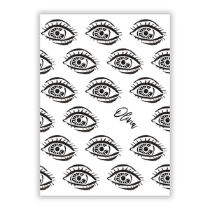 Auge Auge personalisierte Grußkarte