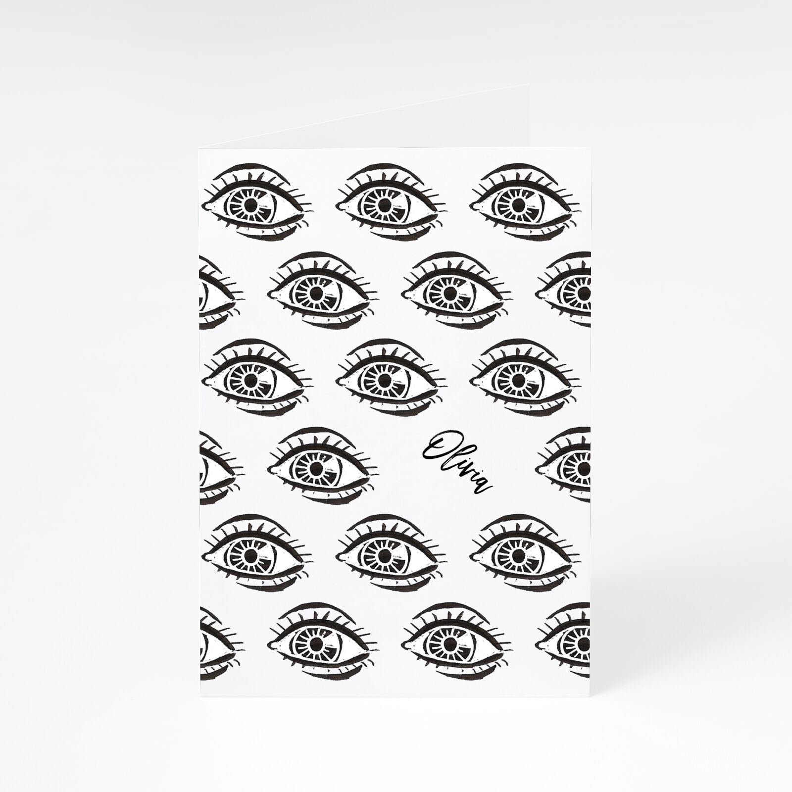 Eye Eye Personalised A5 Greetings Card