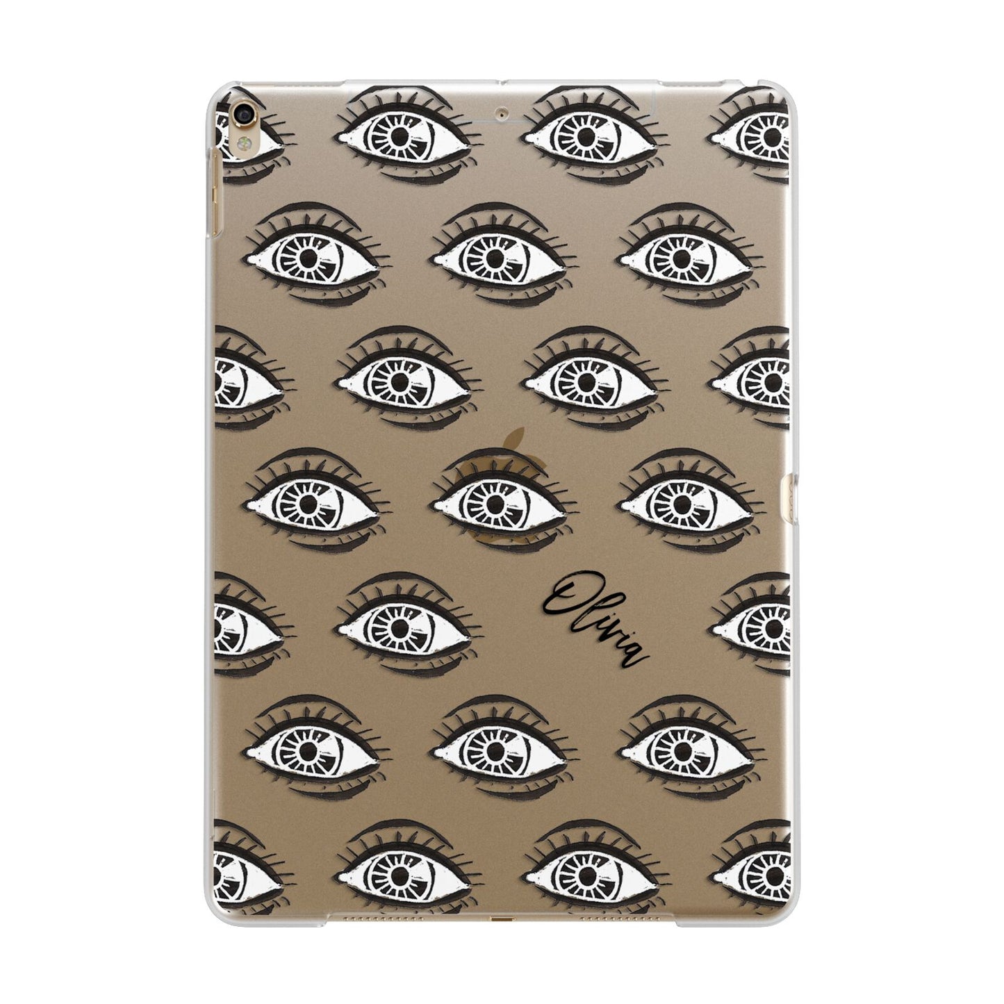Eye Eye Personalised Apple iPad Gold Case