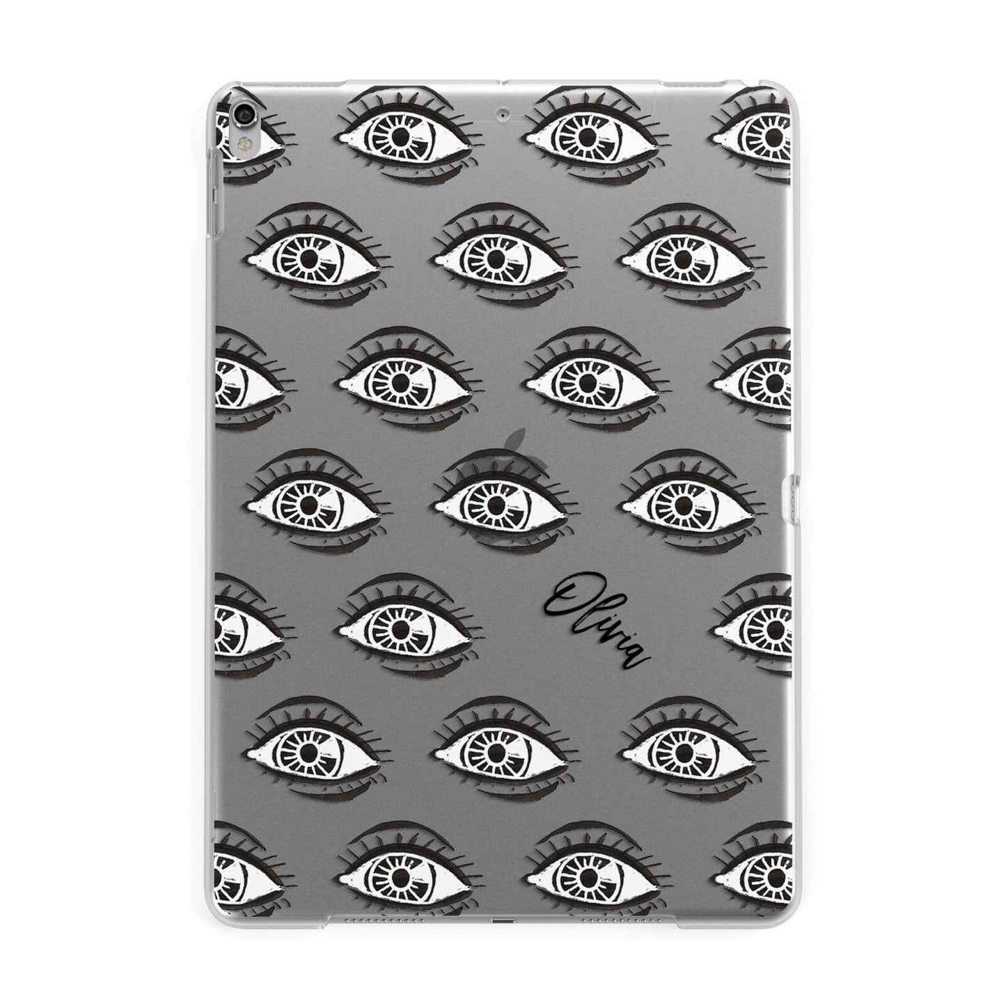 Eye Eye Personalised Apple iPad Silver Case