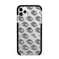 Eye Eye Personalised Apple iPhone 11 Pro Max in Silver with Black Impact Case