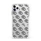 Eye Eye Personalised Apple iPhone 11 Pro Max in Silver with White Impact Case