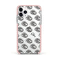 Eye Eye Personalised Apple iPhone 11 Pro in Silver with Pink Impact Case