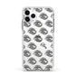 Eye Eye Personalised Apple iPhone 11 Pro in Silver with White Impact Case