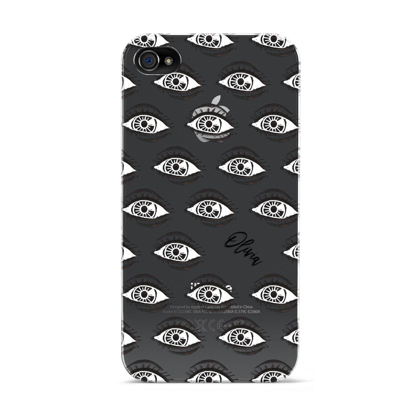 Eye Eye Personalised Apple iPhone 4s Case