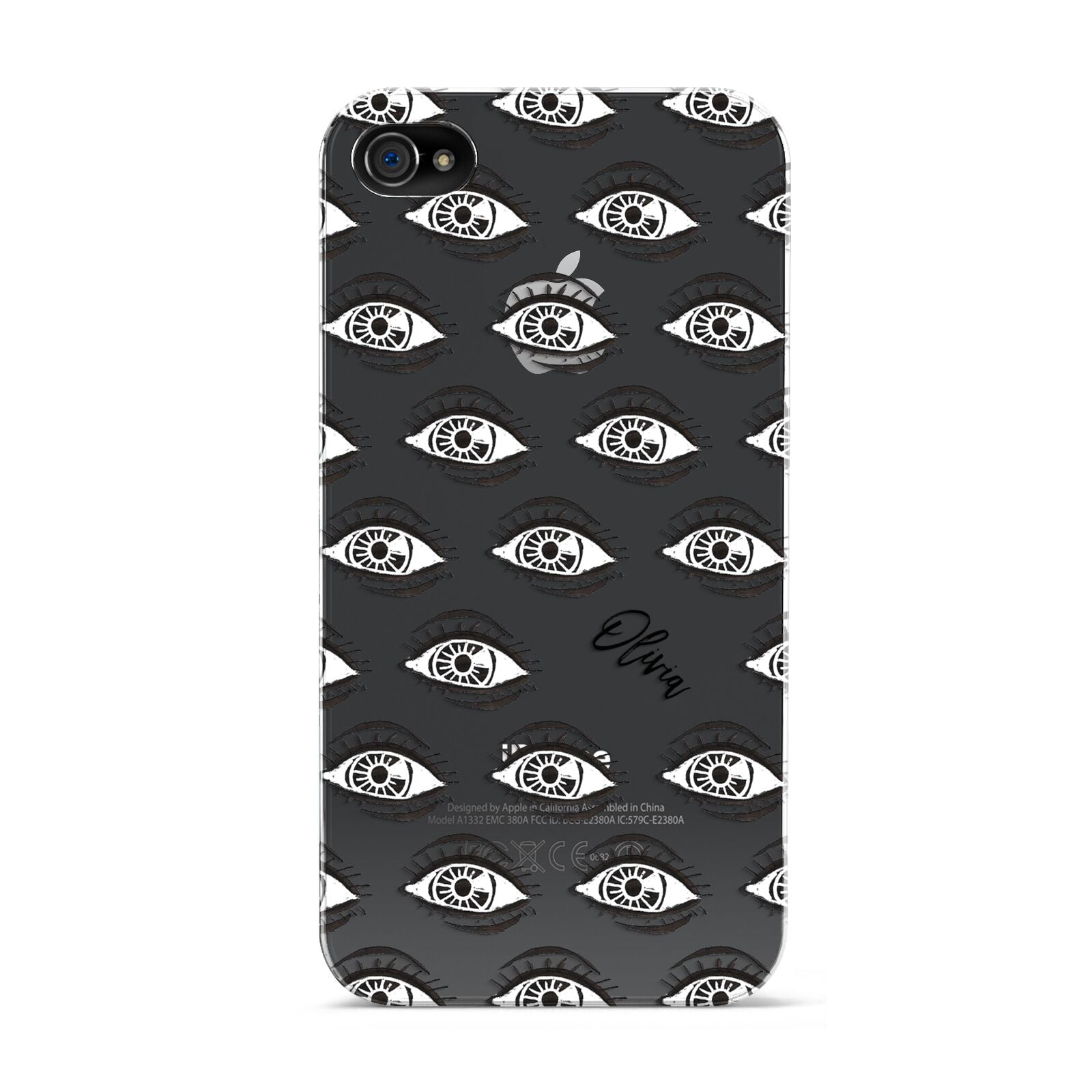 Eye Eye Personalised Apple iPhone 4s Case