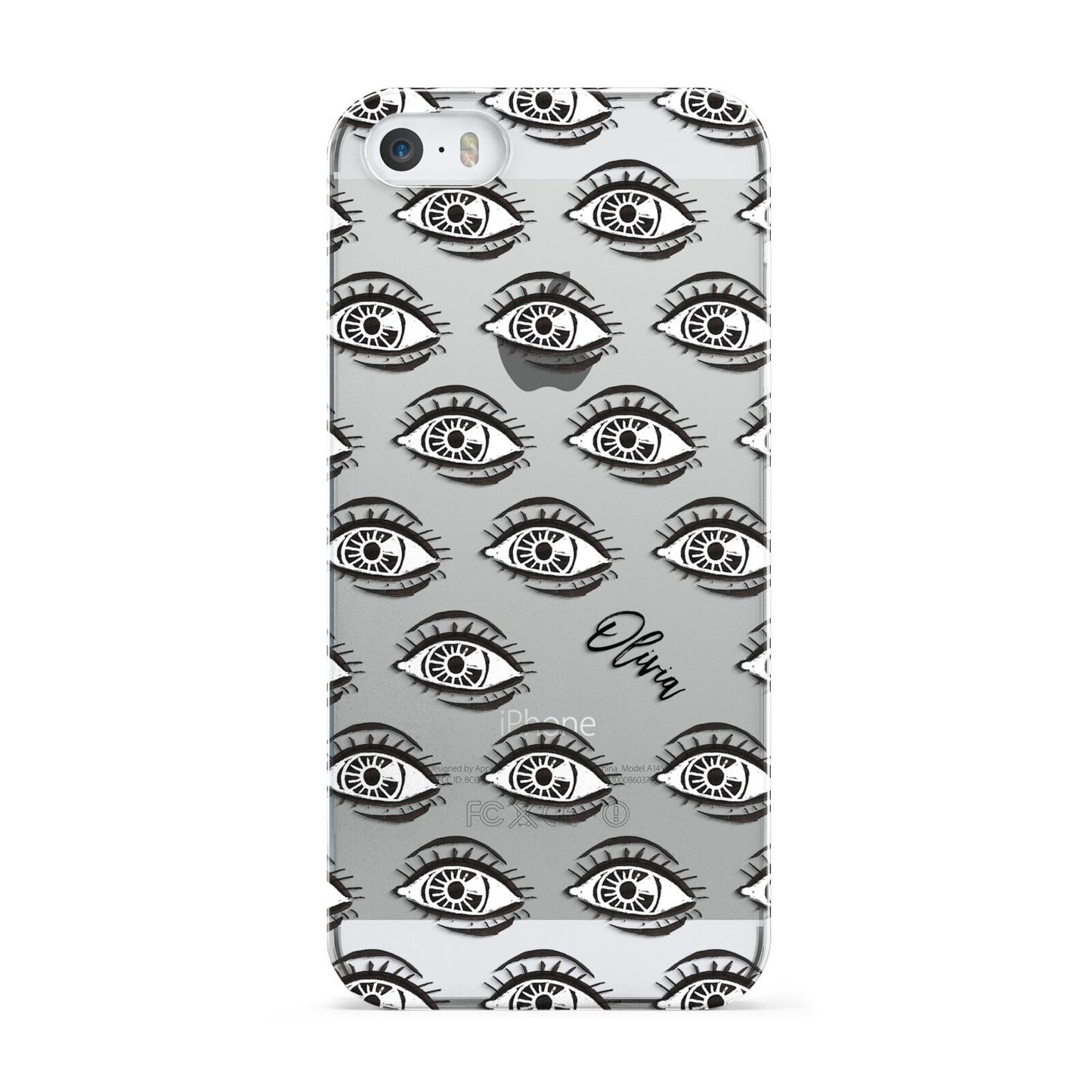 Eye Eye Personalised Apple iPhone 5 Case