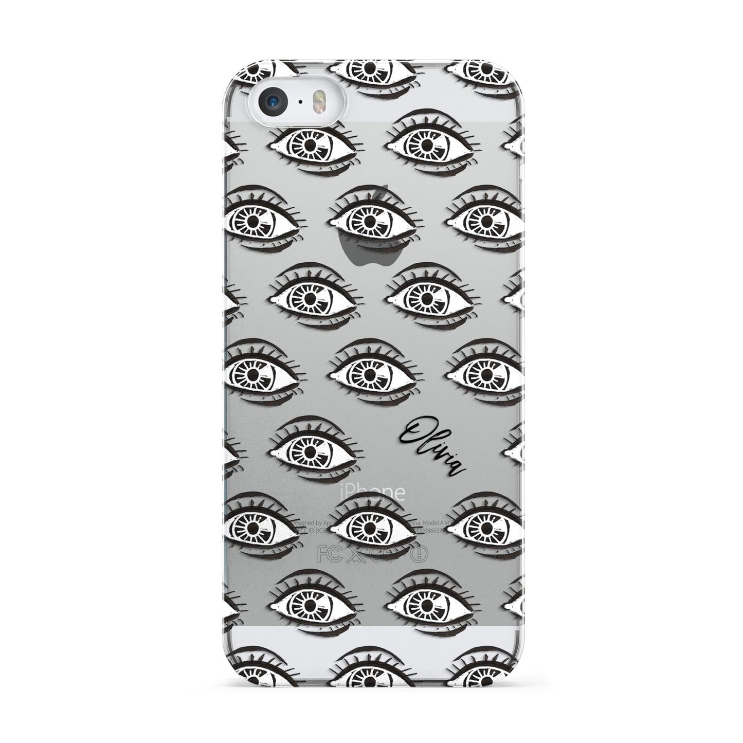 Eye Eye Personalised Apple iPhone 5 Case