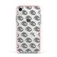 Eye Eye Personalised Apple iPhone XR Impact Case Pink Edge on Silver Phone