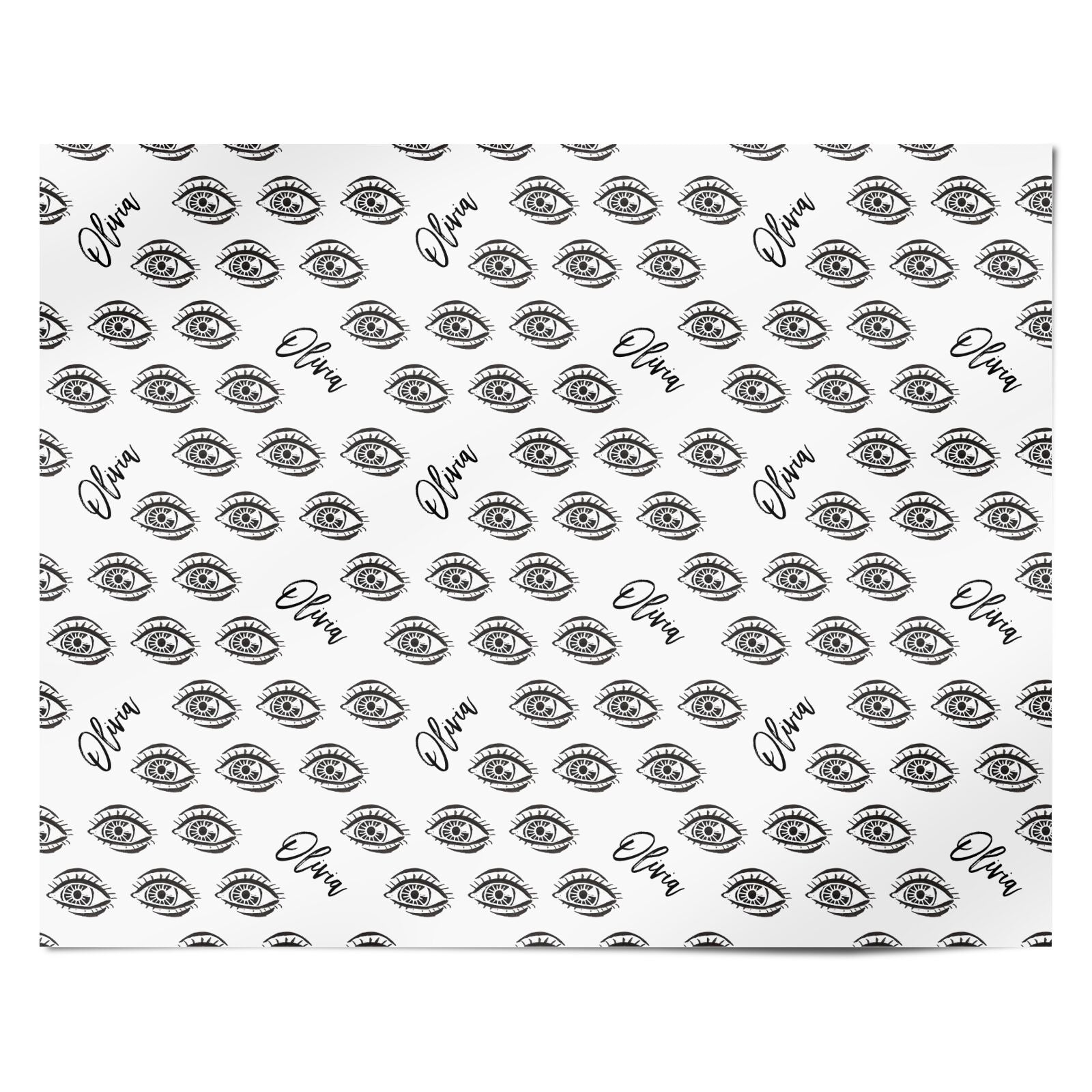 Eye Eye Personalised Personalised Wrapping Paper Alternative