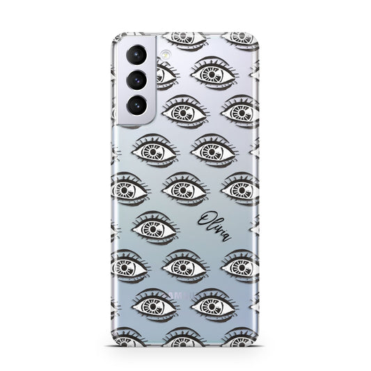 Eye Eye Personalised Samsung S21 Plus Phone Case
