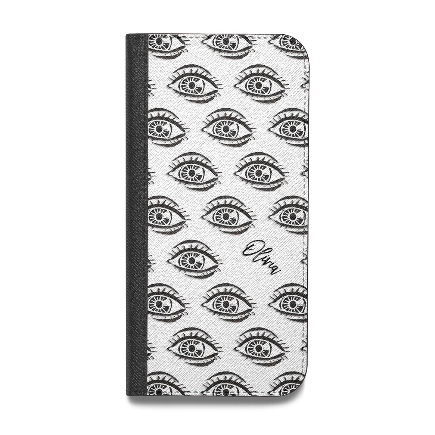 Eye Eye Personalised Vegan Leather Flip Samsung Case