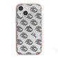 Eye Eye Personalised iPhone 13 Mini TPU Impact Case with Pink Edges