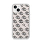 Eye Eye Personalised iPhone 14 Clear Tough Case Starlight