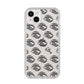 Eye Eye Personalised iPhone 14 Plus Clear Tough Case Starlight