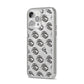 Eye Eye Personalised iPhone 14 Pro Max Glitter Tough Case Silver Angled Image