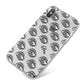 Eye Eye Personalised iPhone X Bumper Case on Silver iPhone