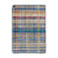 Fabric Plaid Apple iPad Grey Case