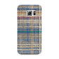 Fabric Plaid Samsung Galaxy S6 Edge Case
