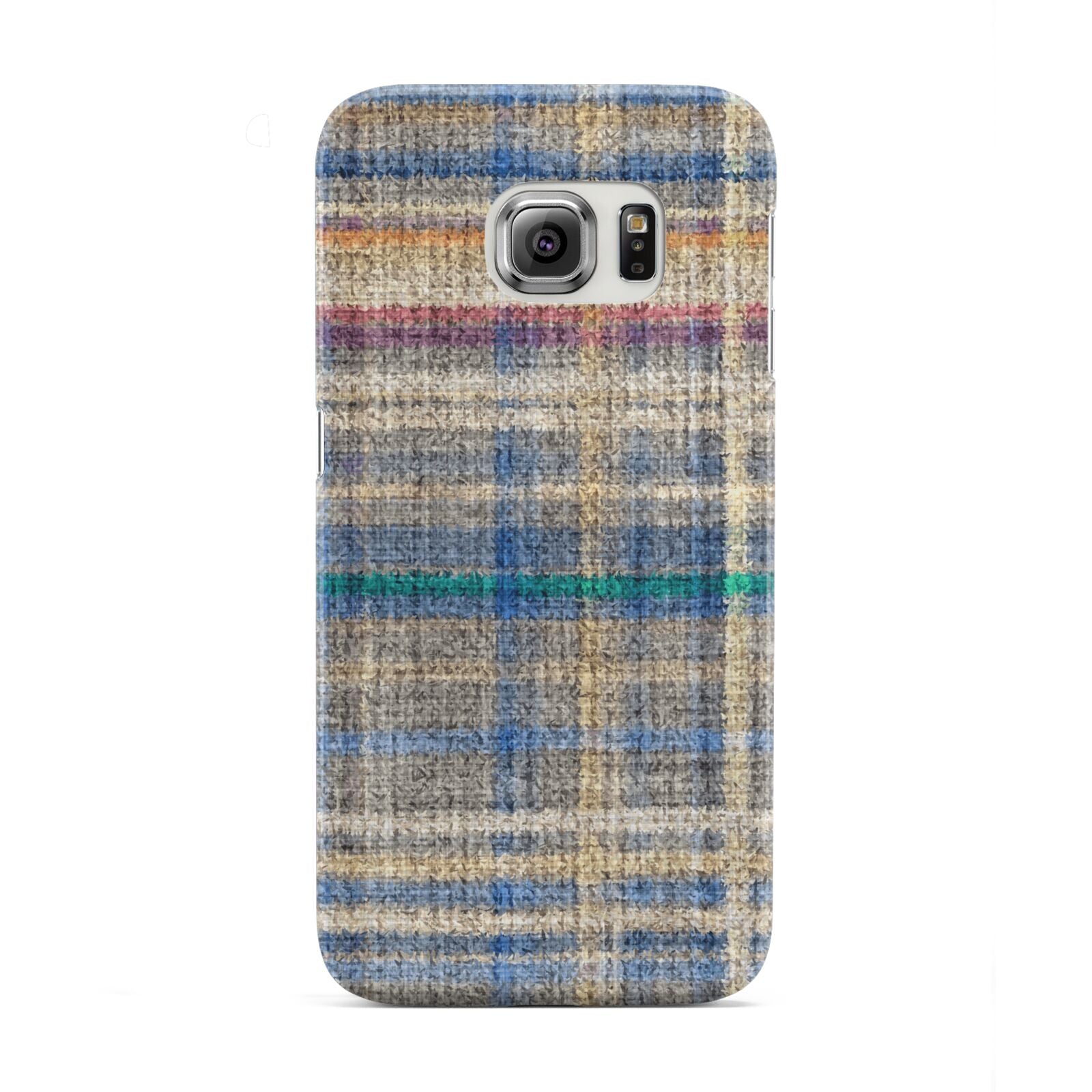 Fabric Plaid Samsung Galaxy S6 Edge Case